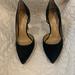 Jessica Simpson Shoes | Black Jessica Simpson Suede Paryn D'orsay Pump In Excellent Condition. | Color: Black | Size: 7