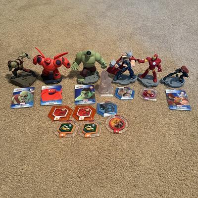 Disney Video Games & Consoles | Disney Infinity 2.0 Marvel Superheroesthor Iron Man Black Widow Drax Hulk Baymax | Color: Black | Size: Os