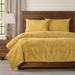 Smithsonian Yellow Reversible 2 Piece Duvet Cover Set Microfiber/Velvet in White/Yellow | King Duvet Cover + 2 King Shams | Wayfair SPMA-XDUKG3