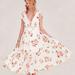 Free People Dresses | Nwt Free People All I Got Floral Boho Maxi Dress | Color: Cream/Pink | Size: Xs