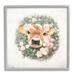 Stupell Industries Adorable Baby Calf Cow Pink Blossom Wreath Giclee Texturized Art Set By White Ladder Canvas in Brown/Green | Wayfair