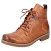 Schnürstiefelette RIEKER, Damen, Gr. 37, braun, Lederimitat, elegant, Schuhe, mit toller Steppnaht