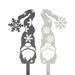 The Holiday Aisle® Gnome Garden Stake Metal in Gray | 19 H x 7.5 W x 0.125 D in | Wayfair 056DE8E660794A1CBA80ECB5C8AFCAD4