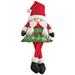 The Holiday Aisle® Gnome Sitter Stuffed Holiday Accent, Polyester | 27 H x 4 W x 8 D in | Wayfair 7E107FC75D644E9ABDB402180F87F0D7