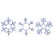 The Holiday Aisle® Lighted Window Décor, Metal in Blue/Green/White | 24 H x 22 W x 0.8 D in | Wayfair 6A1CACED54C047C48C1645E859C71892