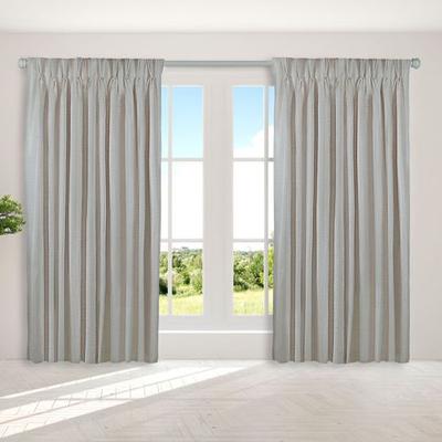 Marshfield Drapery Wide Width Pinch Pleat Curtain Pair, 150 x 63, Dark Gray