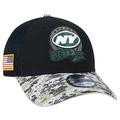 New Era New York Jets NFL Salute to Service 2022 Black 9Forty Snapback Cap - One-Size