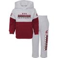 Toddler Heather Gray/Crimson Washington State Cougars Playmaker Pullover Hoodie & Pants Set