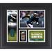 DeVonta Smith Philadelphia Eagles Framed 15" x 17" Player Collage with a Piece of Game-Used Ball