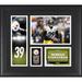 Minkah Fitzpatrick Pittsburgh Steelers Framed 15" x 17" Player Collage with a Piece of Game-Used Ball