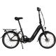 E-Bike SAXXX "Compact Comfort Plus" E-Bikes Gr. 33 cm, 20 Zoll (50,80 cm), schwarz (schwarz matt) E-Bikes