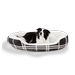 Essentials Snooze Fest Round Nester Dog Bed, 48" L X 36" W X 10" H, Dark Plaid, X-Large, Multi-Color