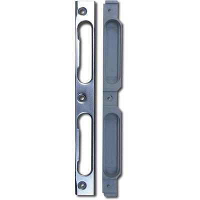 Schließblech U-Form m. PVC-Einlage 190 x 20 x 0,75 mm, rund, verzinkt silber Image