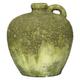 Green Vase, Textured Vase, Aged Vase, Moss Vase, Jug Vase, Rustic Vase, Home Decor