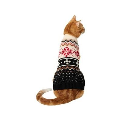 Frisco Fair Isle Snowflake Dog & Cat Sweater, Small