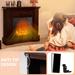 Costway 32" Electric Fireplace Mantel TV Stand Space Heater w/Remote - See Details
