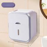 Captive Gala Toilet Tissue Box Toilet Toilet Tissue Box Perforation-Free Bathroom Shelf Toilet Paper Box Waterproof Plastic | Wayfair