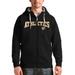 Men's Antigua Black Oakland Athletics Team Logo Victory Full-Zip Hoodie