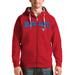 Men's Antigua Red Toronto Blue Jays Team Logo Victory Full-Zip Hoodie