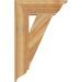 Ekena Millwork Traditional Traditional Bracket Wood in Brown | 22"H x 6"W x 34"D | Wayfair BKT06X22X34TRA01RWR