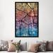 East Urban Home Reverse Blend Urban Street Map Series: Los Angeles, California, USA Graphic Art on Wrapped Canvas Canvas/Metal | Wayfair