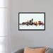 East Urban Home Skyline Series: Indianapolis, Indiana, USA on Painting Print on Wrapped Canvas in Blue | 18 H x 26 W in | Wayfair USSC8043 33593776