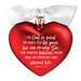 The Holiday Aisle® Heart Jesus Hanging Figurine Ornament Glass in Red/White | 3.5 H x 3.5 W x 0.5 D in | Wayfair 4357346E70744016B491E9107E23FAC8