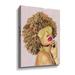 Everly Quinn Fashion Icon 1 - Painting on Canvas Metal in Brown/Red/Yellow | 32 H x 24 W x 2 D in | Wayfair 4AD3C8703AFC44D288AA4C0ADCAEAB1E