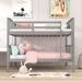 Harriet Bee Full Over Full Bunk Bed Wood in Gray | 62.9 H x 56.5 W x 79.6 D in | Wayfair EF3E906FFDB1486E9168FE02B4685A37