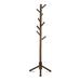 Ebern Designs en Coat Rack Stand w/ 8 Hooks New Zealand Pine Adjustable Coat Rack Tree Easy To Assemble For Coats, Hats | Wayfair