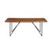 Millwood Pines Joason Live Edge Solid Wood Dining Table, Light Walnut Wood in Black/Brown | 30 H x 77.25 W x 36.5 D in | Wayfair