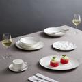 Wedgwood Gio Platinum 12 - Piece Set Bone China/Ceramic in Gray/White | Wayfair 1063170