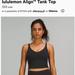 Lululemon Athletica Tops | Nwot: Lululemon Align Tank Top Workout Top, Black Sz 4. Tags Off But Never Wore | Color: Black | Size: 4