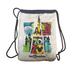 Disney Bags | Disney Parks Exclusive! Drawstring Cinch Canvas Bag Walt Disney World 2020 Logo | Color: Blue/White | Size: Os