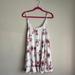 Brandy Melville Tops | Brandy Melville / Floral Jada Top/Tunic/Mini Dress | Color: Pink/White | Size: One Size