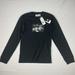 Adidas Shirts | Adidas Shirt Size 2xs Black Zander Photo Long Sleeve Tee Skateboarding New | Color: Black/White | Size: 2xs