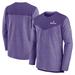 Men's Nike Purple Minnesota Vikings Sideline Lockup Performance Quarter-Zip Top