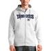 Men's Antigua White New York Yankees Team Logo Victory Full-Zip Hoodie