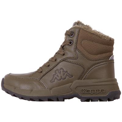 Winterboots KAPPA, Gr. 36, schwarz (army, schwarz), Synthetik, mehrfarbig, sportlich, Schuhe, - mit praktischem Reißverschluss auf der Innenseite