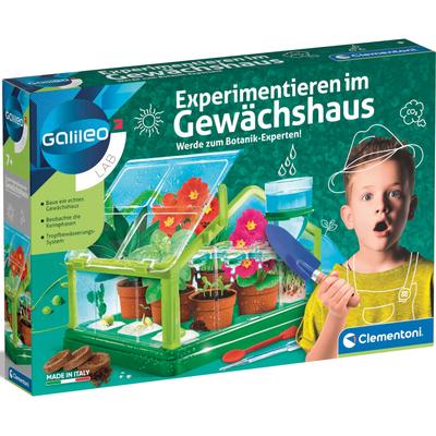 Experimentierkasten CLEMENTONI "Galileo, Experimentieren im Gewächshaus", bunt, Experimentierkästen, Kinder, Made in Europe