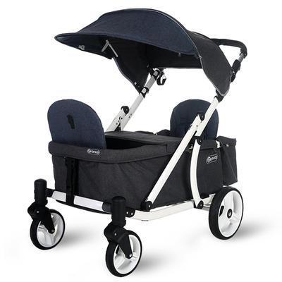 Pronto One (2 Seater) Stroller Wagon - White Frame...