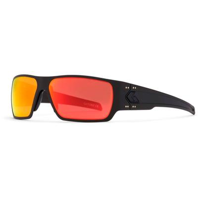 Gatorz Specter Sunglasses Cerakote Blackout Frame Smoke Polarized w/Sunburst Mirror Lens GZ-08-413