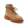 Stiefel ROXY "Work It", Gr. 8(38), gelb (tan), Obermaterial: 98% Leder, 2% Metall / Futter: 100% Textil [Chemiefaser] / Außensohle: 100% TPR, Schuhe Schnürboots
