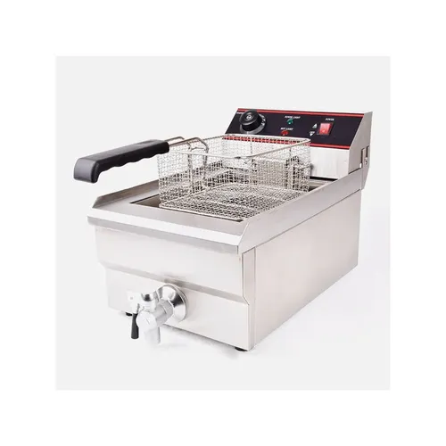 Fritteuse 10 Liter mit Ablasshahn - Tischmodul