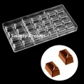 Moule à bonbons en Polycarbonate enveloppe en forme de Cube cadeau bonbons pâtisserie outil de