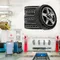 Autocollants muraux en vinyle pour pneus de voiture de course, décor de garage, décalcomanies, papier peint, roue, auto, moto, sport, boutique, service de réparation automobile, S572