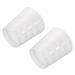 Duct Inline Reducer 5.5-7" Plastic Duct Adapter Increaser Connector 2 Pack - White