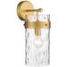 Z-Lite Fontaine 1 Light Wall Sconce in Rubbed Brass