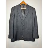 Burberry Suits & Blazers | Burberry London Men Plaid Two Button Blazer Gray Blue Wool Sz 42 Reg Euc | Color: Gray | Size: 42r