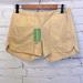 Lilly Pulitzer Shorts | Lilly Pulitzer Gold Metallic Shorts Brand New W/Tags Size 00 | Color: Gold | Size: 00